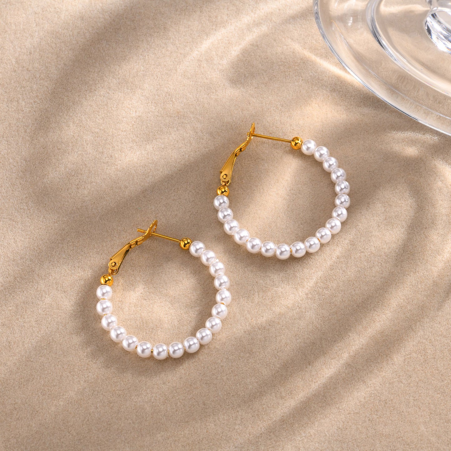 Pendientes Aro Perla