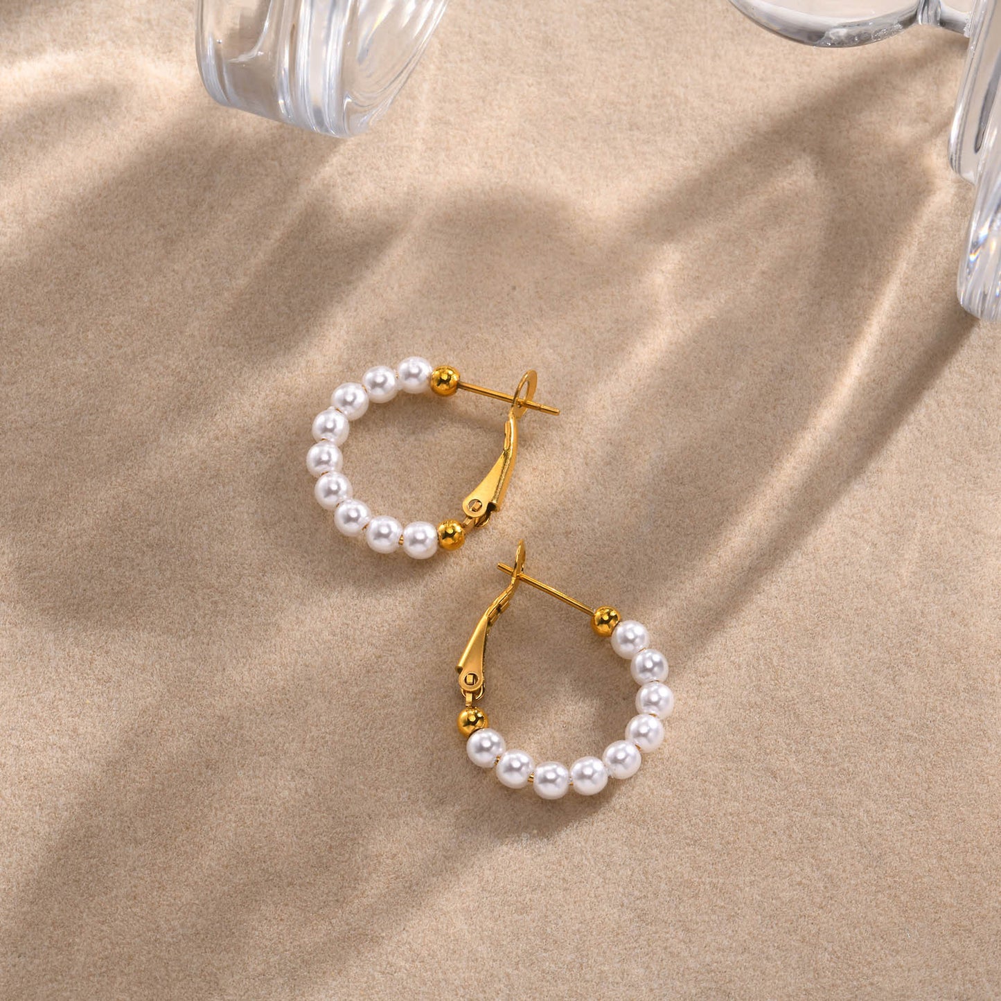 Pendientes Aro Perla