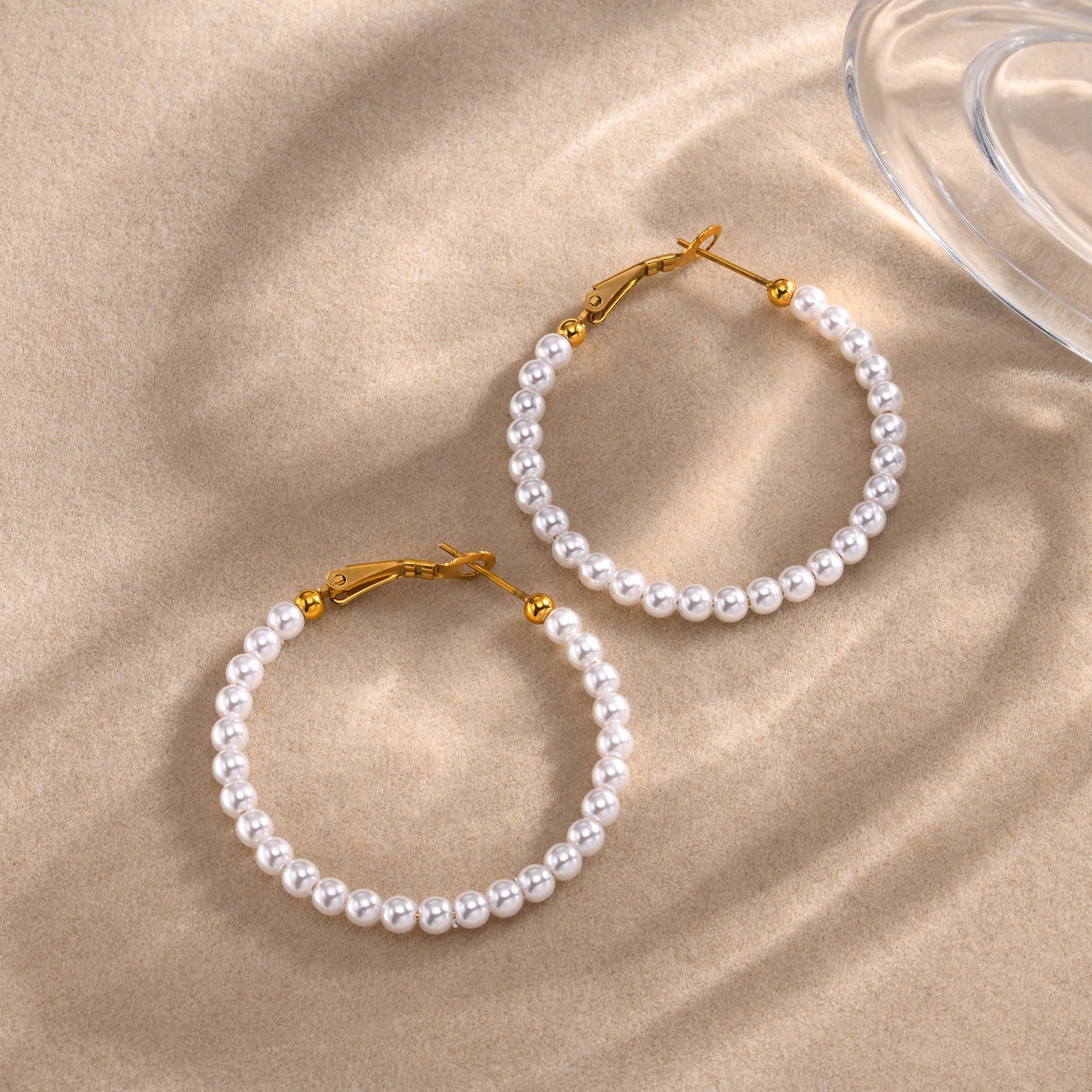 Pendientes Aro Perla