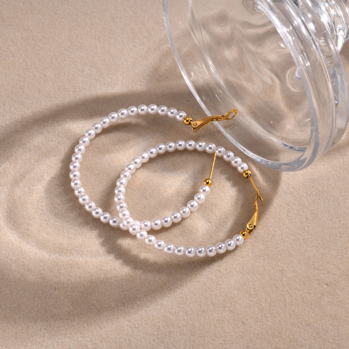 Pendientes Aro Perla