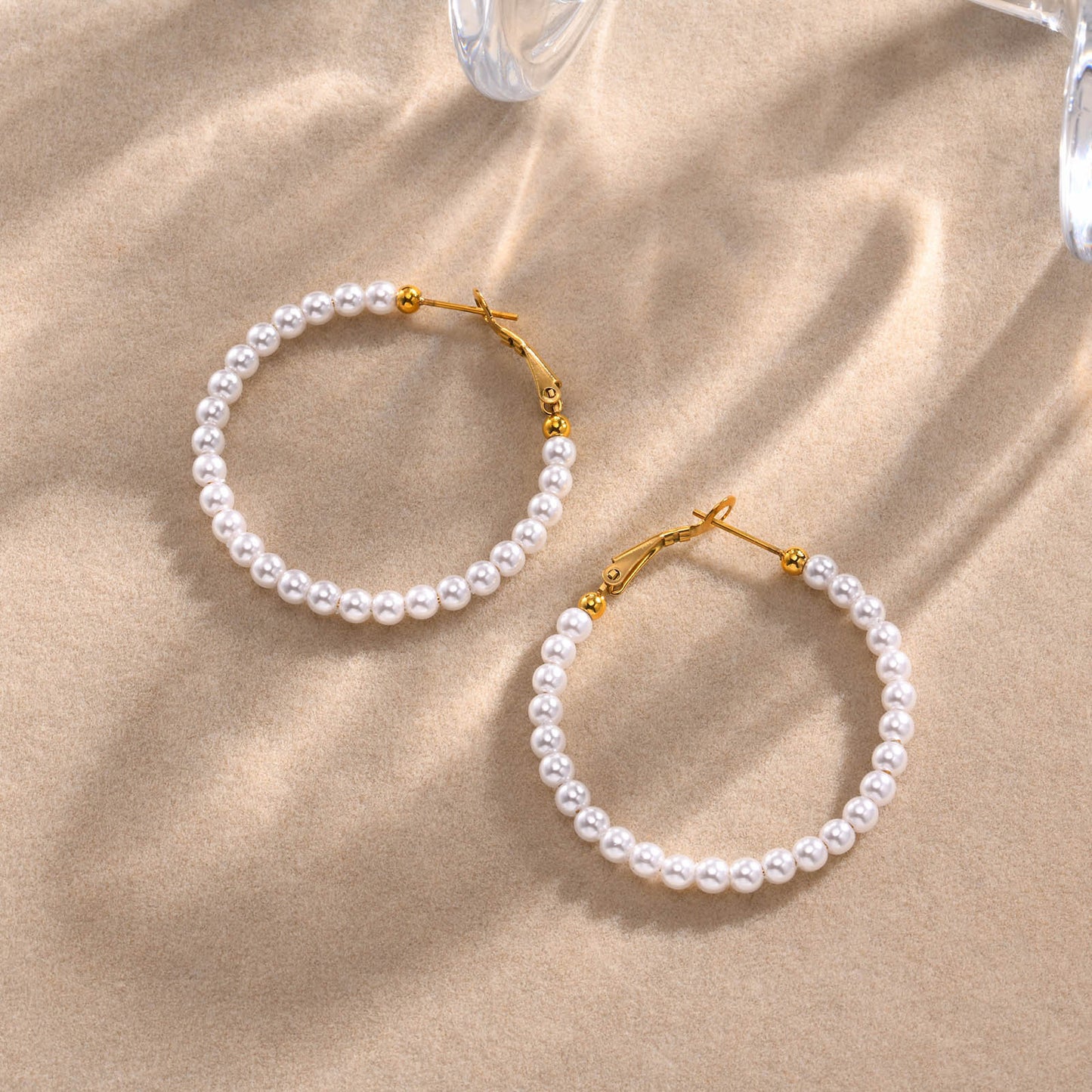 Pendientes Aro Perla