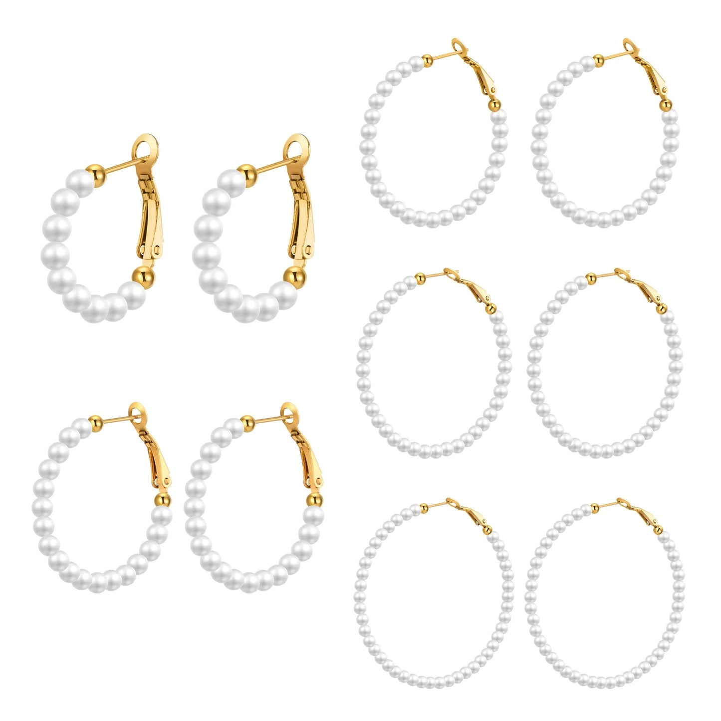Pendientes Aro Perla