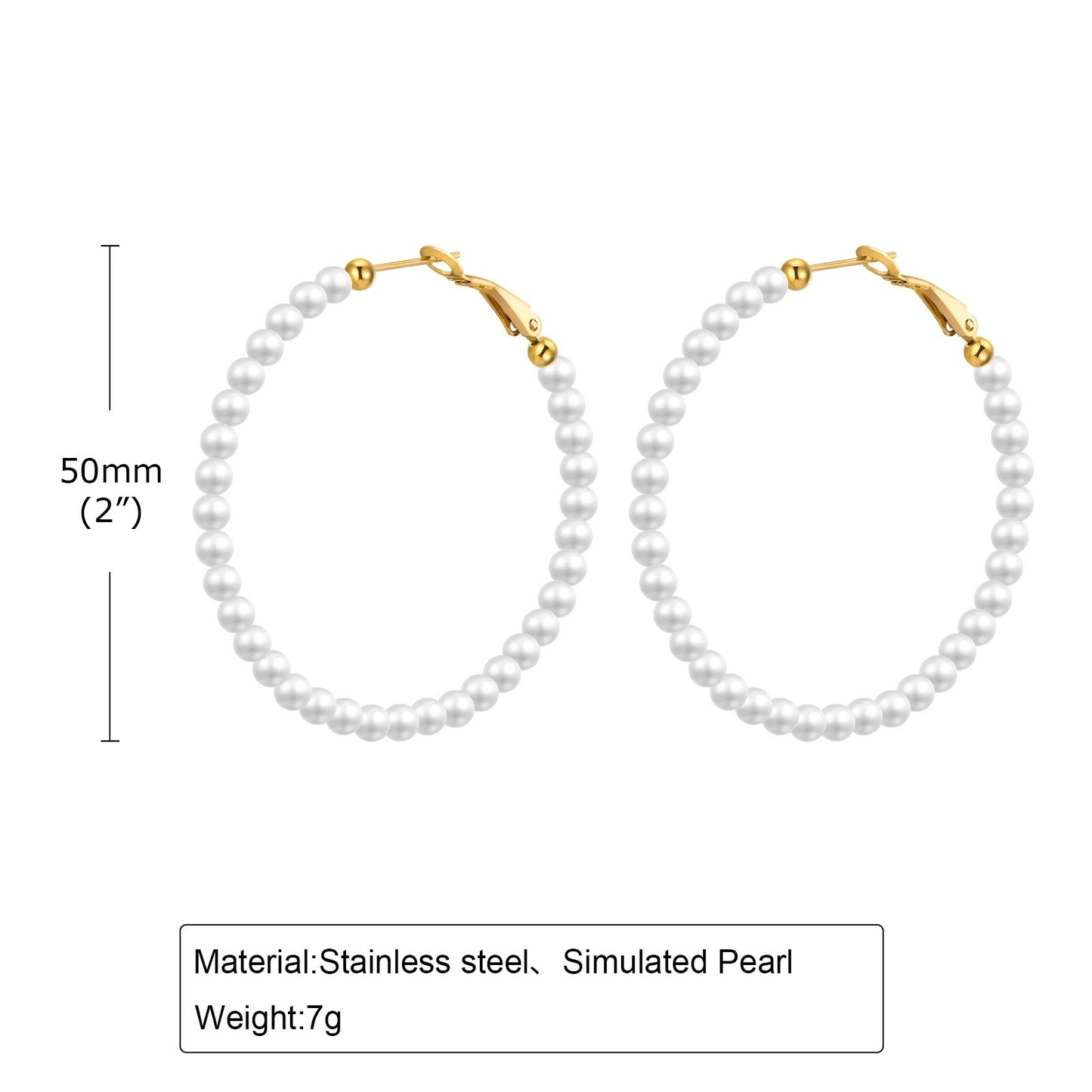 Pendientes Aro Perla