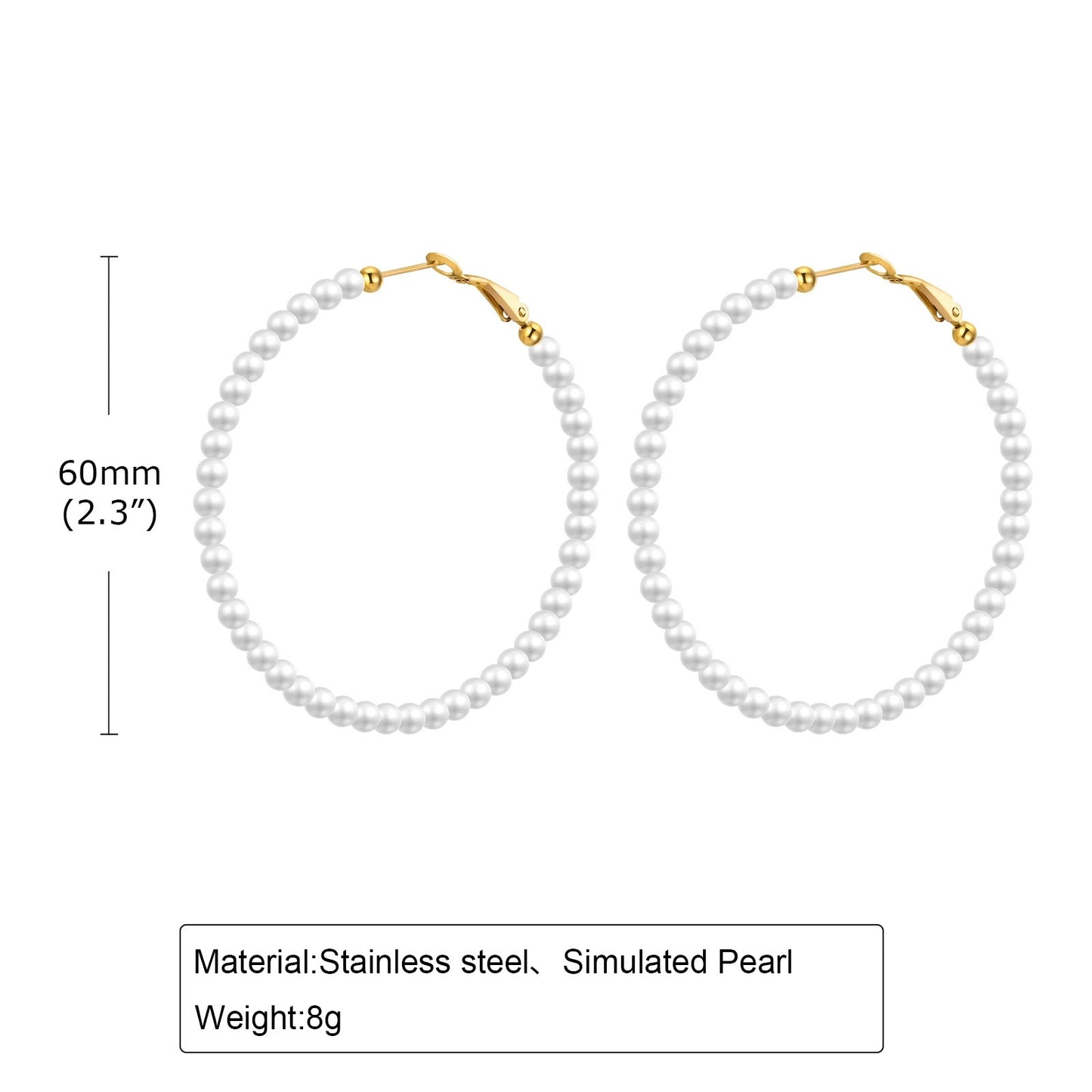 Pendientes Aro Perla