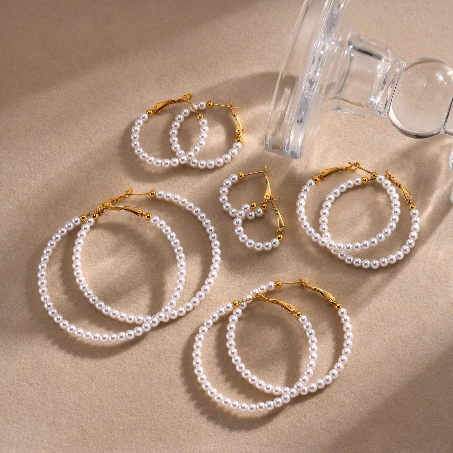 Pendientes Aro Perla
